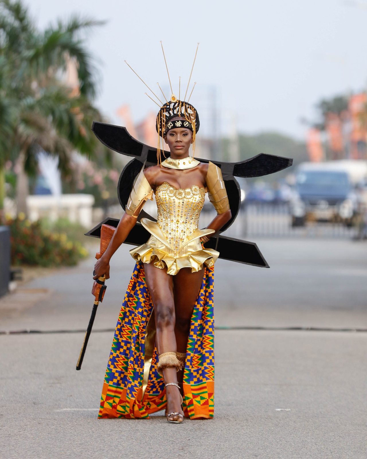 MISS Universe Ghana 2022 Preliminary Fashion Show Held at the Black Star Square!