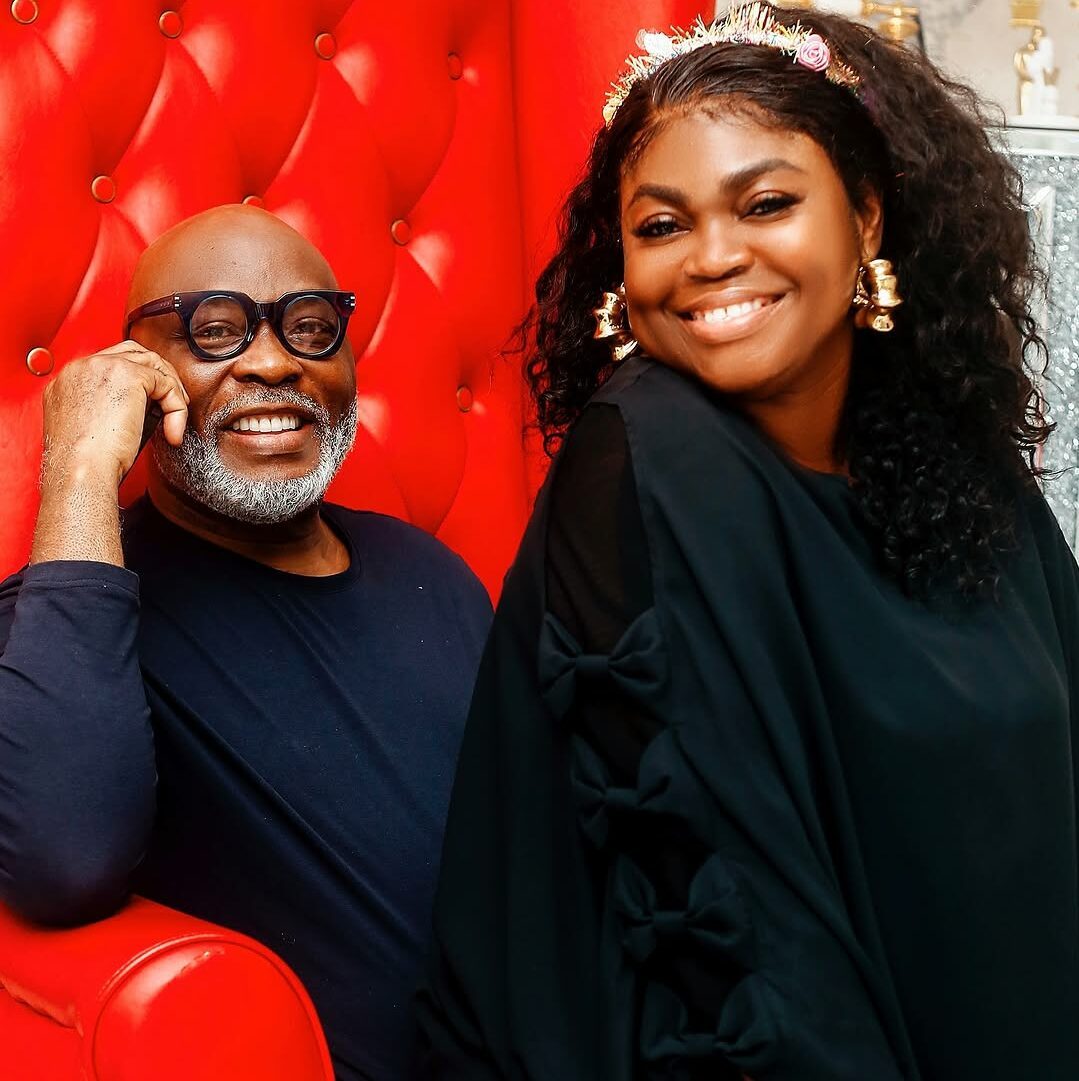 Richard Mofe-Damijo and His Wife Jumobi