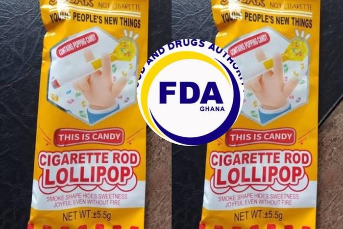 FDA seizes cigarette-shaped sweets in Accra CBD, one arrested over distribution