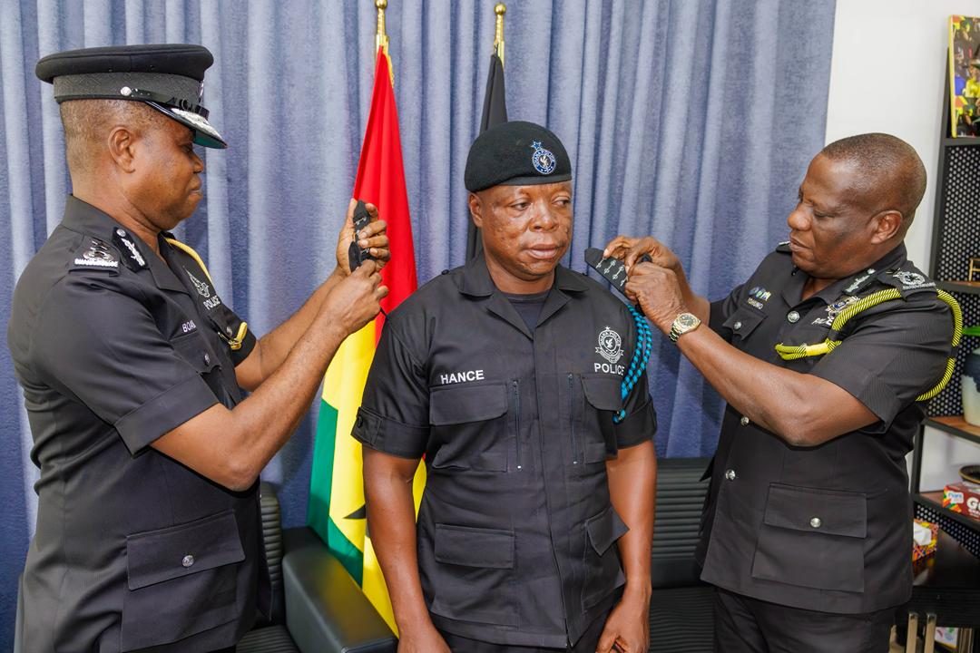 IGP promotes officer who rushed into Aboso market blaze to save trapped traders