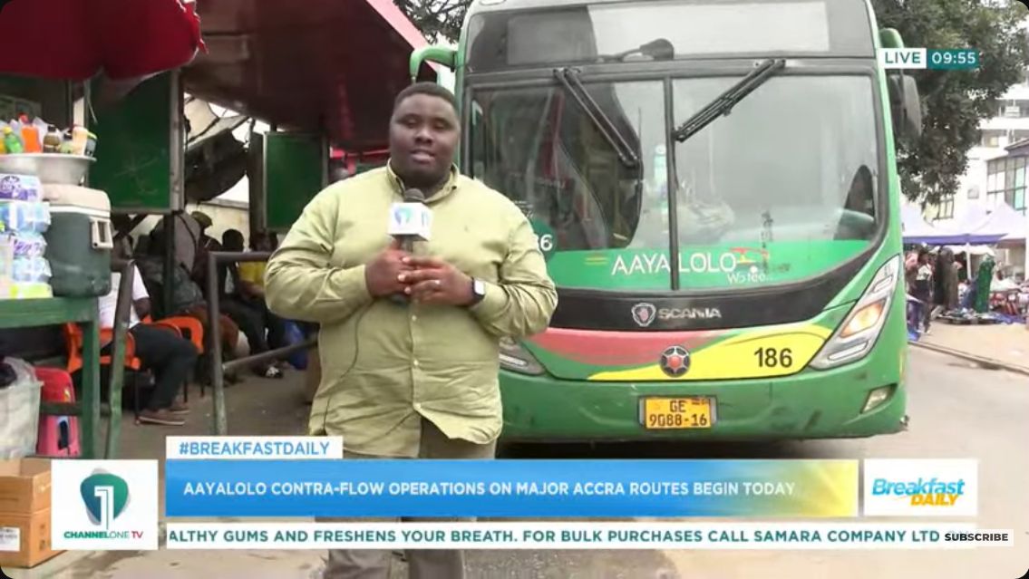 Aayalolo Contra‑Flow Buses Start on Accra Corridors