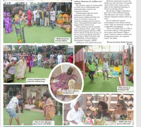 Mzbel Launches Afro Essence Village in Gbawe