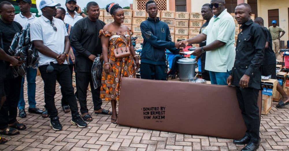 MP Anim Supports 500 BECE Candidates with Senior High School Essentials