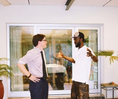 Black Sherif Visits German Ambassador’s Family in Ghana