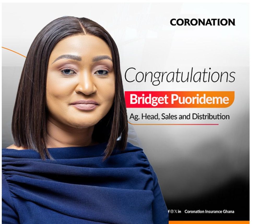 Coronation Insurance Ghana Appoints Bridget Puorideme as Acting Head of Sales and Distribution
