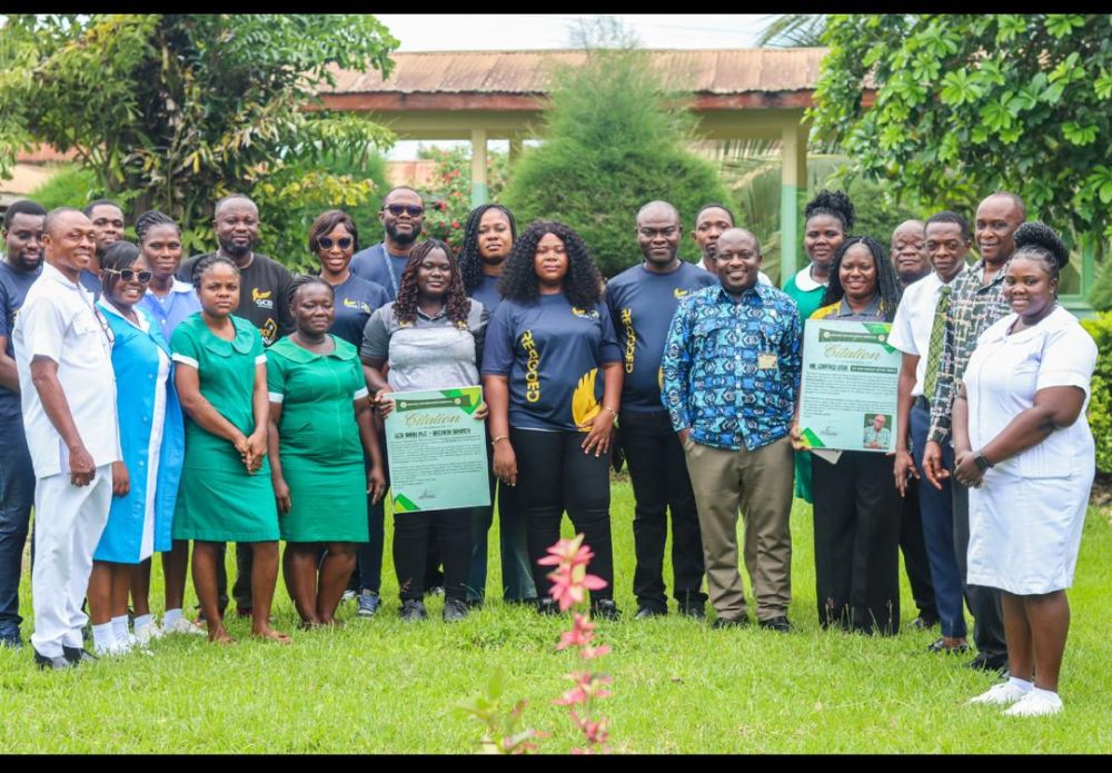 GCB Bank Staff Rehabilitate Male Ward at Bechem Government Hospital