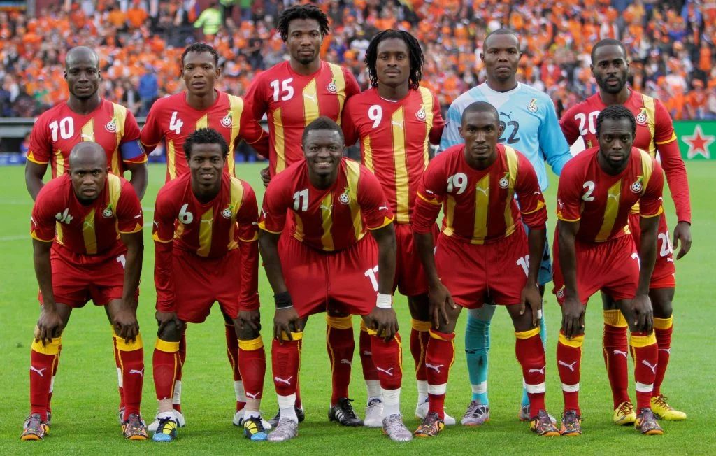 Black Stars line up 2010