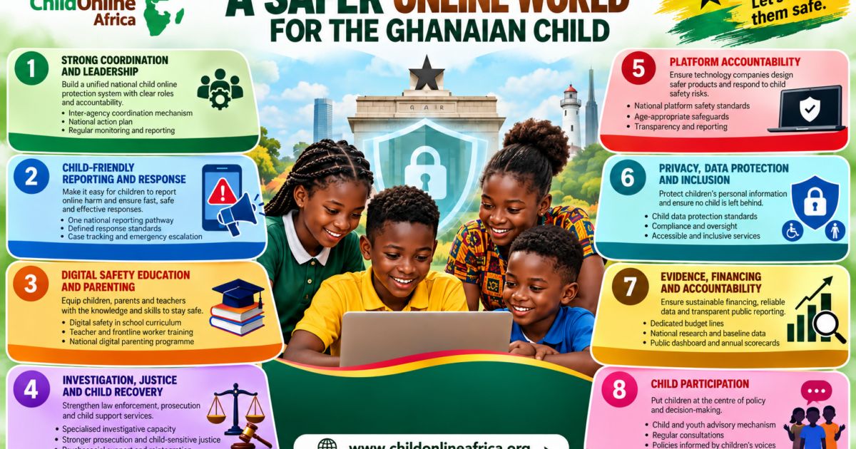 Ghana Builds Foundations, Still Struggles to Connect Child Online Protection System