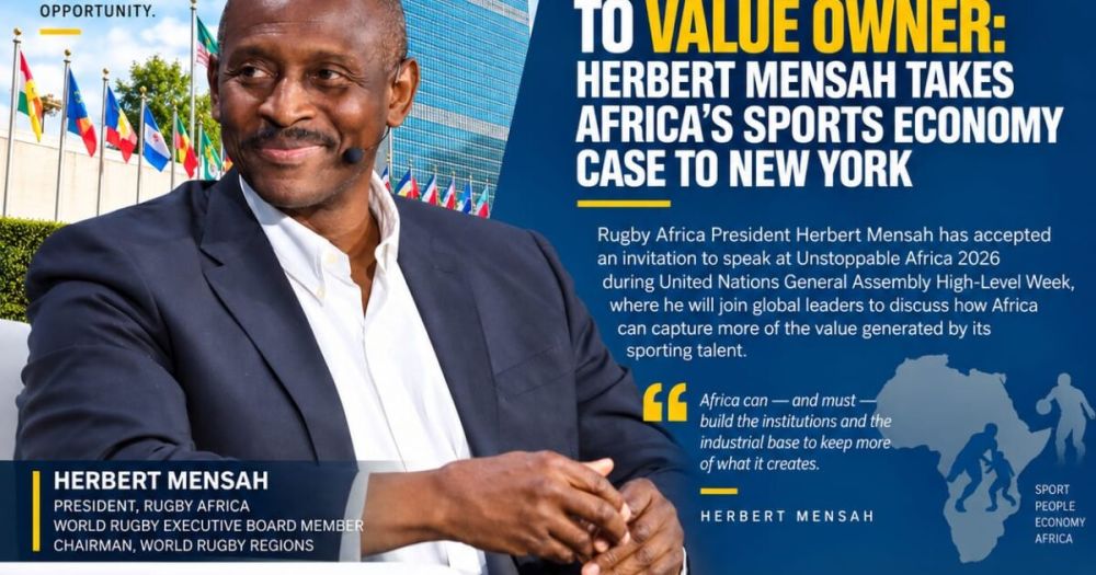 Herbert Mensah to Present Africa’s Sports Economy Case at UN General Assembly