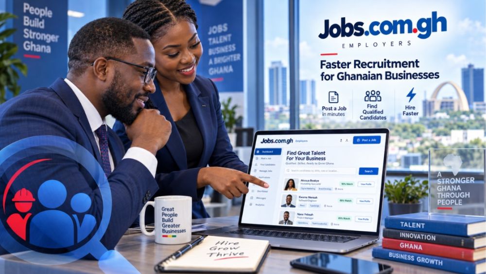 Jobs.com.gh Rebrands to Offer Faster, More Accessible Digital Recruitment for Ghanaian Businesses