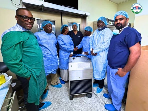 Korle Bu Receives €75,000 Heater‑Cooler Unit to Boost Cardiac Surgery