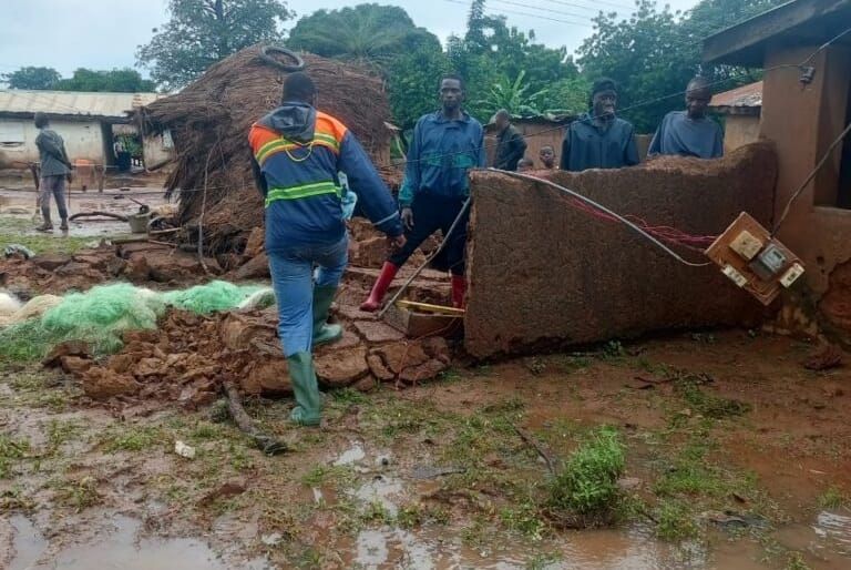 Rainstorm Rips Roofs, Displaces Residents in Krachi Nchumuru