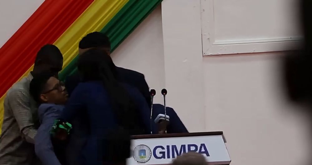 Madina MP Francis‑Xavier Sosu Collapses During GIMPA Speech