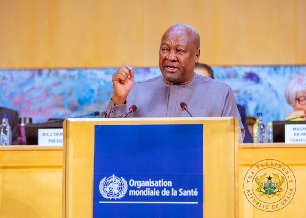 Mahama Calls for Health Summit to Turn Accra Reset into Action