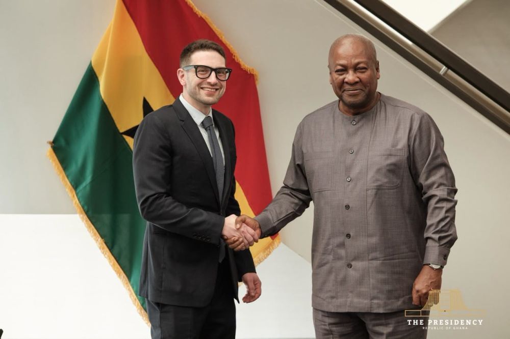 Mahama Meets Alex Soros Ahead of UN General Assembly