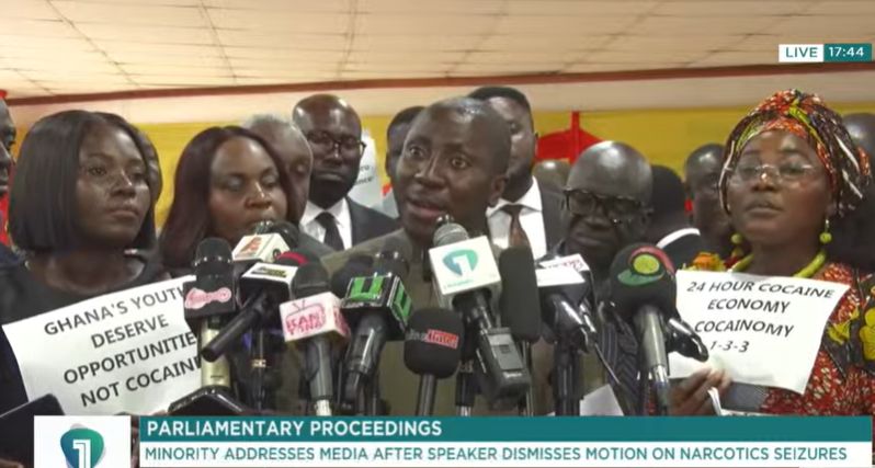 Minority Leader Rejects Speaker’s Decision to Dismiss Narcotics Inquiry Motion