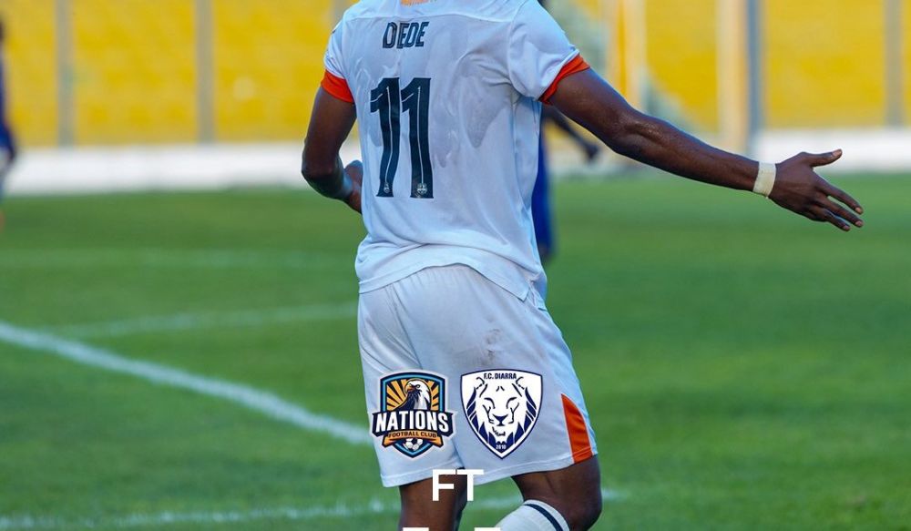 Nations FC Eliminated After 1-1 Draw With FC Diarra in Accra