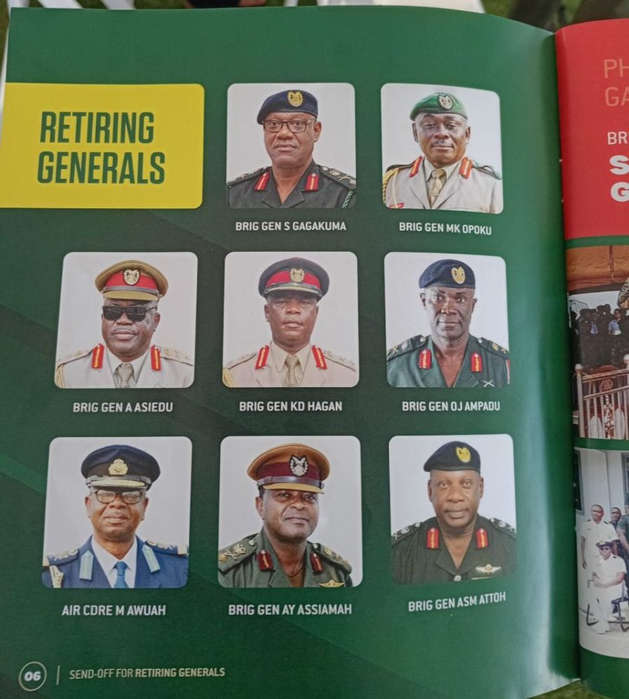 Air Marshal Samson‑Oje Urges Retiring Generals to Keep Serving Ghana