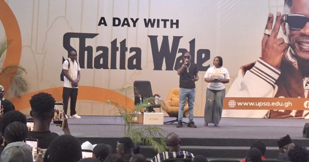 Shatta Wale Urges UPSA Students to Cultivate Entrepreneurial Mindsets