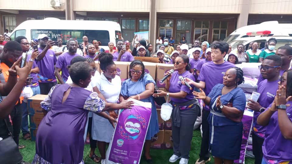 Softcare FM Donates Hygiene Products to KATH Mother and Baby Unit