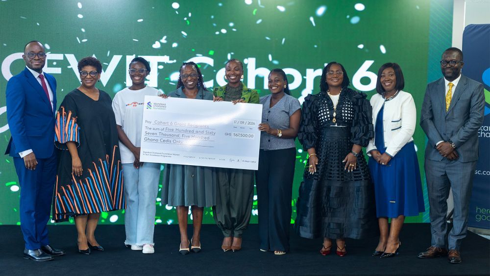 Standard Chartered Grants 567,500 GH₵ to Women Tech Startups
