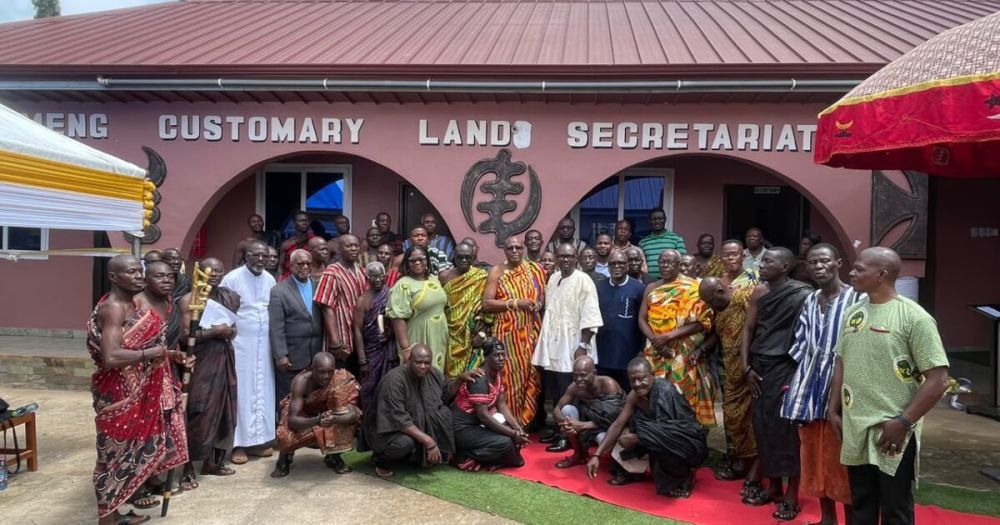 Sunyani, Kwahu Obomeng Open Customary Land Secretariats to Boost Transparency