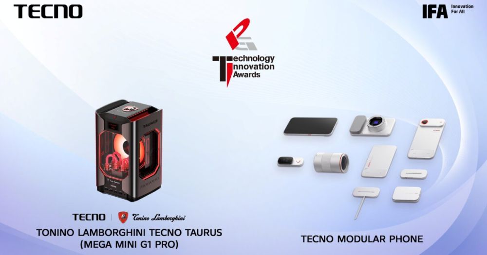 TECNO Wins Two IFA 2026 Gold Awards for Modular Phone and Compact Gaming PC
