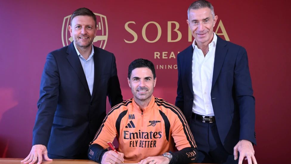 Arteta Extends Arsenal Contract Until 2030