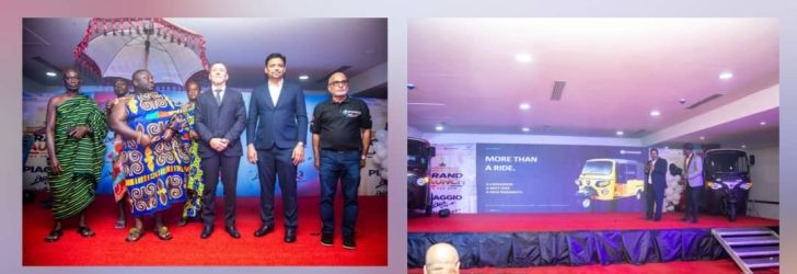 Brandix, Piaggio Unveil Two New Three‑Wheelers in Kumasi