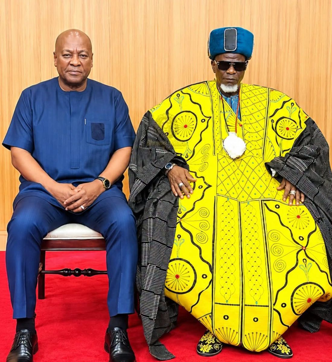 Mahama Urges Dagbon Regent to Safeguard Peace and Unity