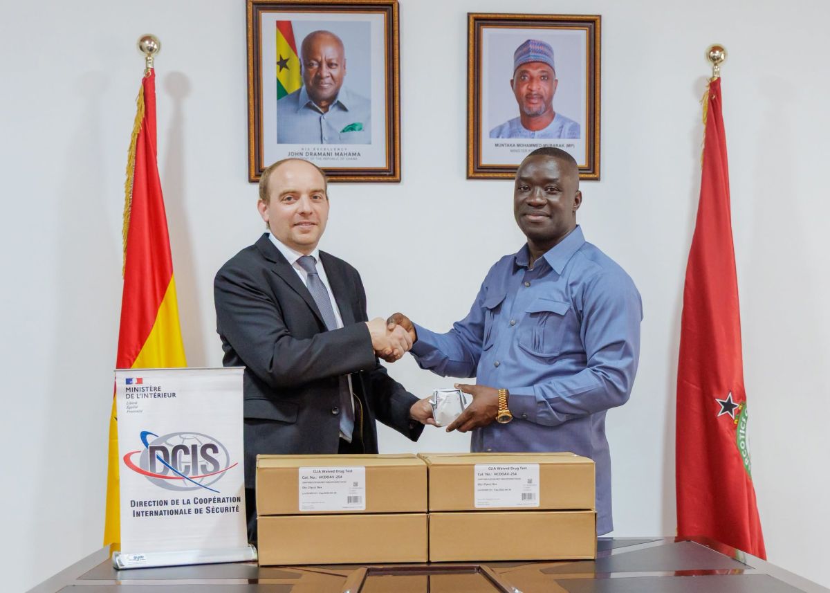 French Embassy Donates 300 Drug‑Test Kits to NACOC for Airport Enforcement