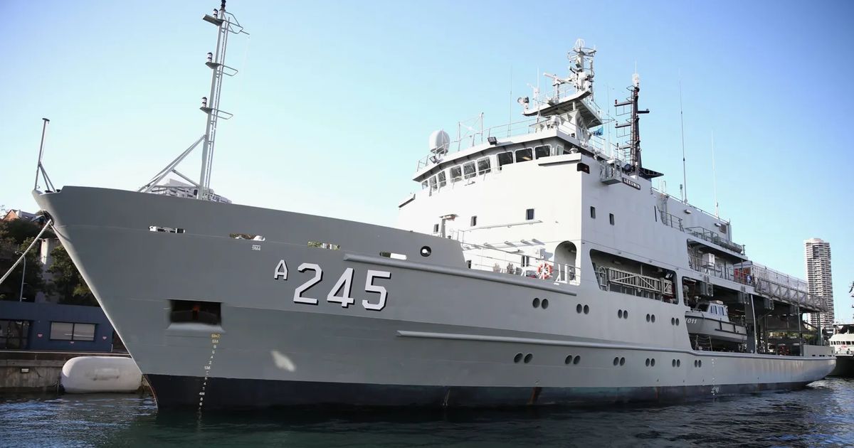 Hidden Camera Discovered on Australian Navy Ship HMAS Leeuwin