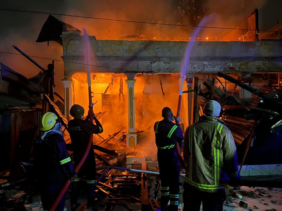 Koforidua Storey Building Fire: Multiple Shops and Apartments Destroyed