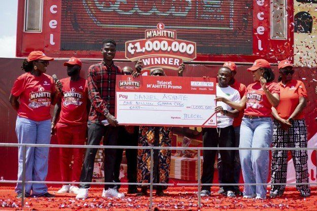 Lapaz Mason Daniel Asante Wins GH¢1 Million in Telecel M’ahitti Promo