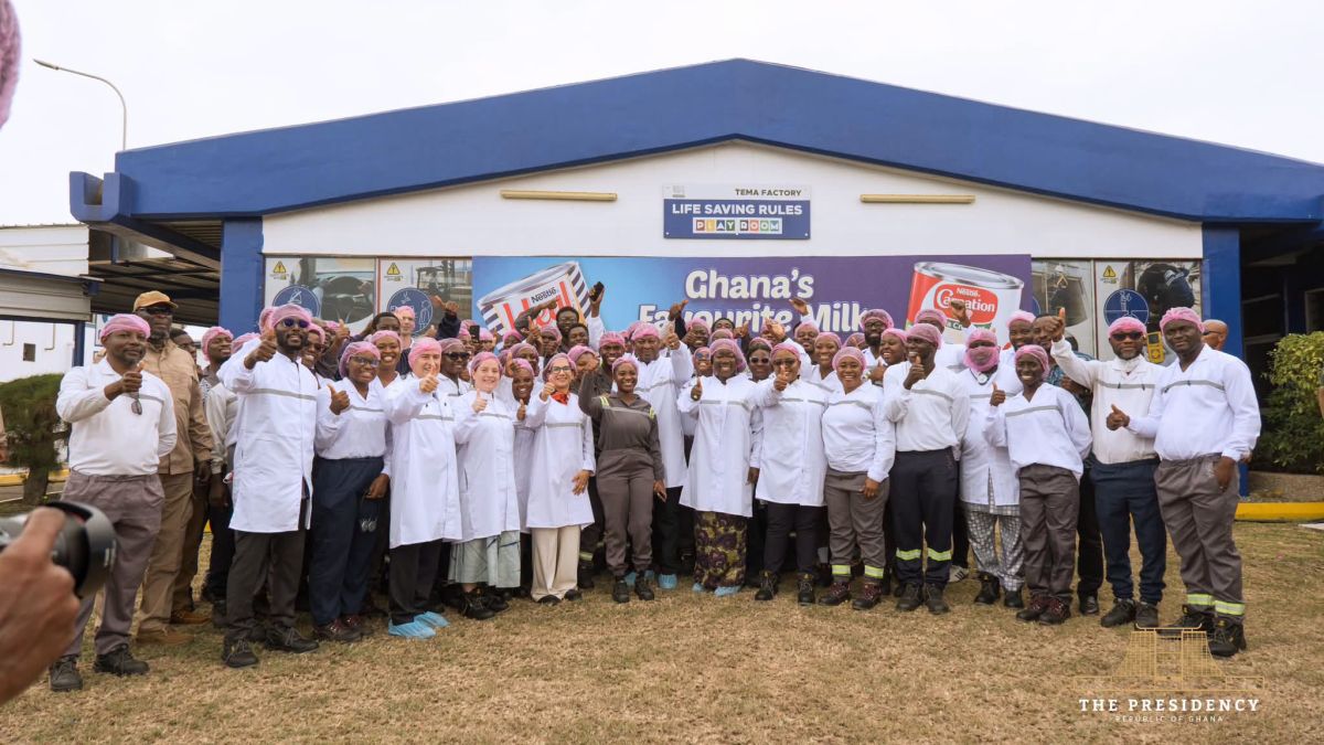Mahama Inaugurates Nestlé Ghana’s Expanded Milk Plant in Tema