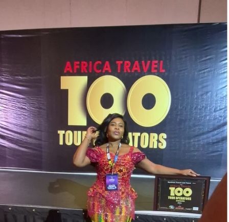 Mary Nyamekye Asamoah Wins Africa Travel 100 Award