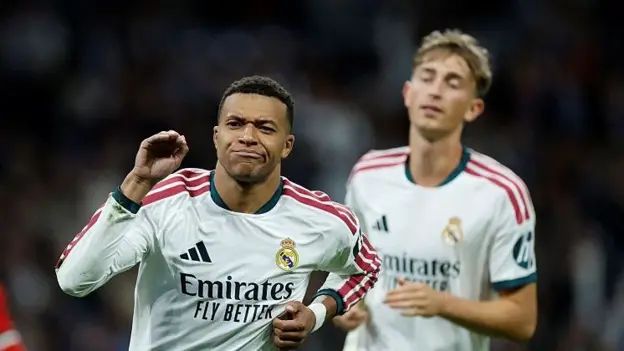 Mbappe Scores Twice as Real Madrid Beat Sevilla