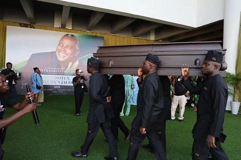 Olu Jacobs Laid to Rest in Lagos with Dignitaries