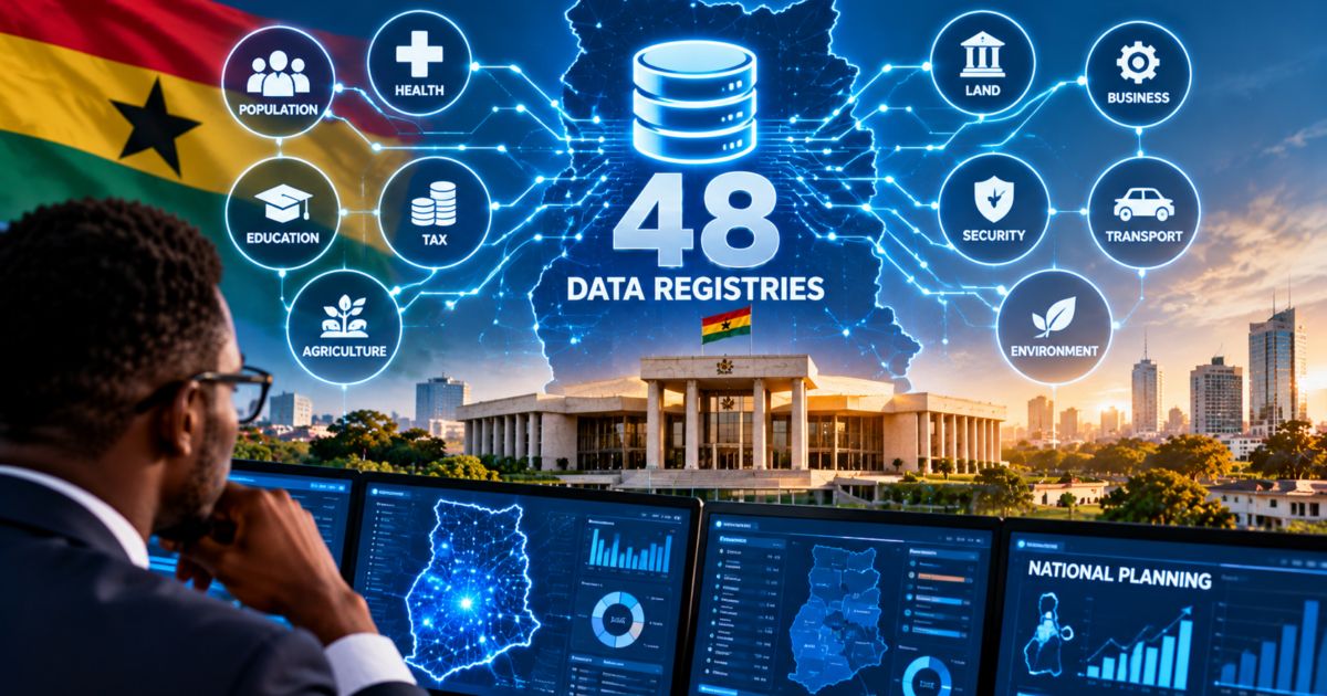 Sam George Unveils Plan to Link 48 Government Data Registries for AI‑Driven Planning
