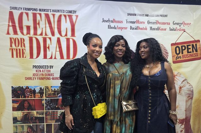 Shirley Frimpong-Manso bets big on laughs as “Agency for the Dead” gets its media premiere