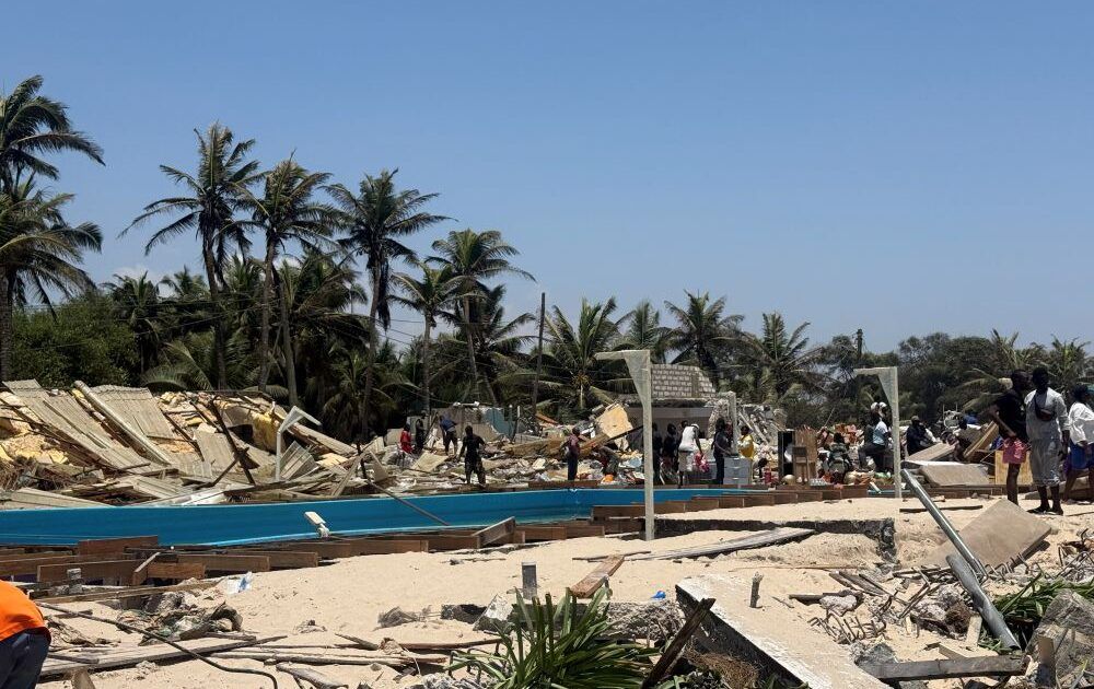 SSNIT Clears Structures on Labadi Beach to Protect Hotel Investments