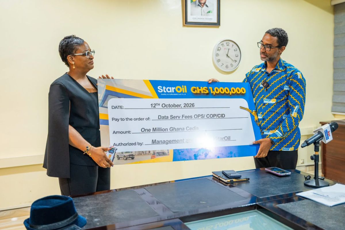 Star Oil Donates GH¢1 Million to Build CID Facility in Ghana