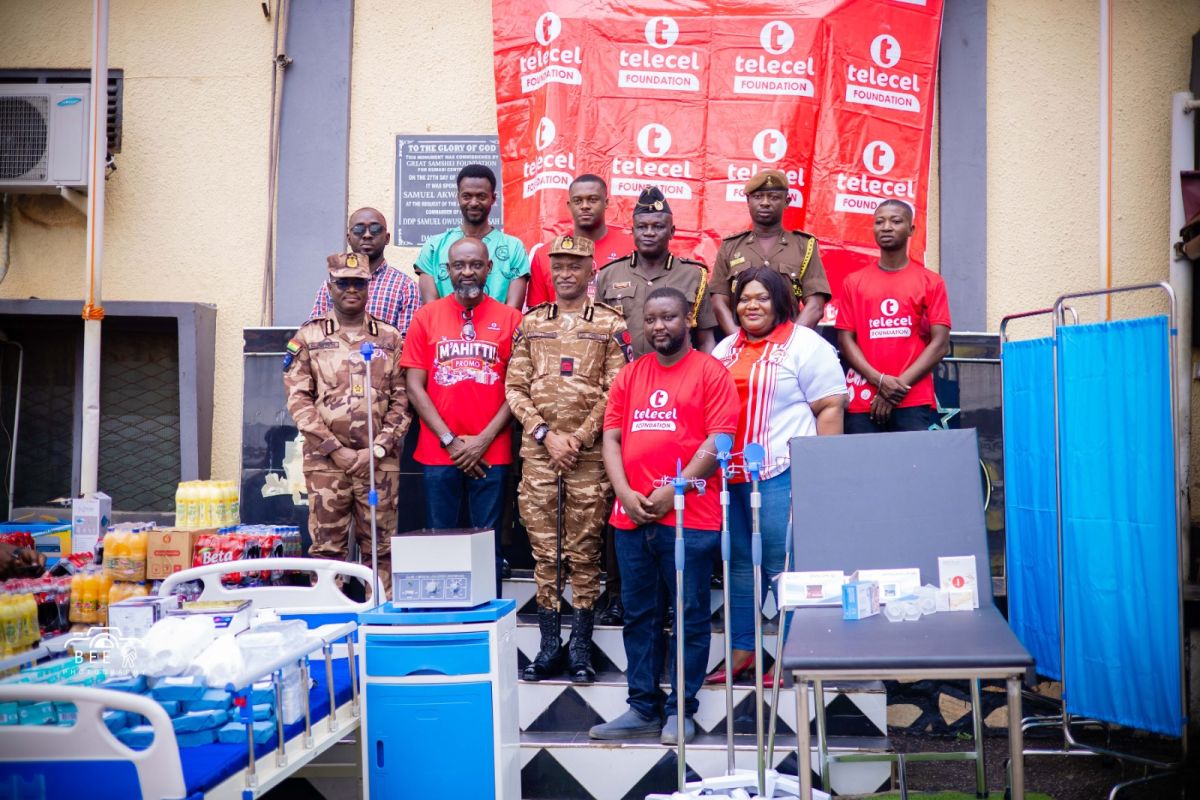 Telecel Foundation Donates Medical Equipment to Kumasi Central Prison