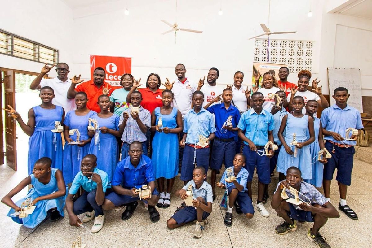 Telecel Foundation Provides Robotics Training to 100 Deaf Students in Hohoe