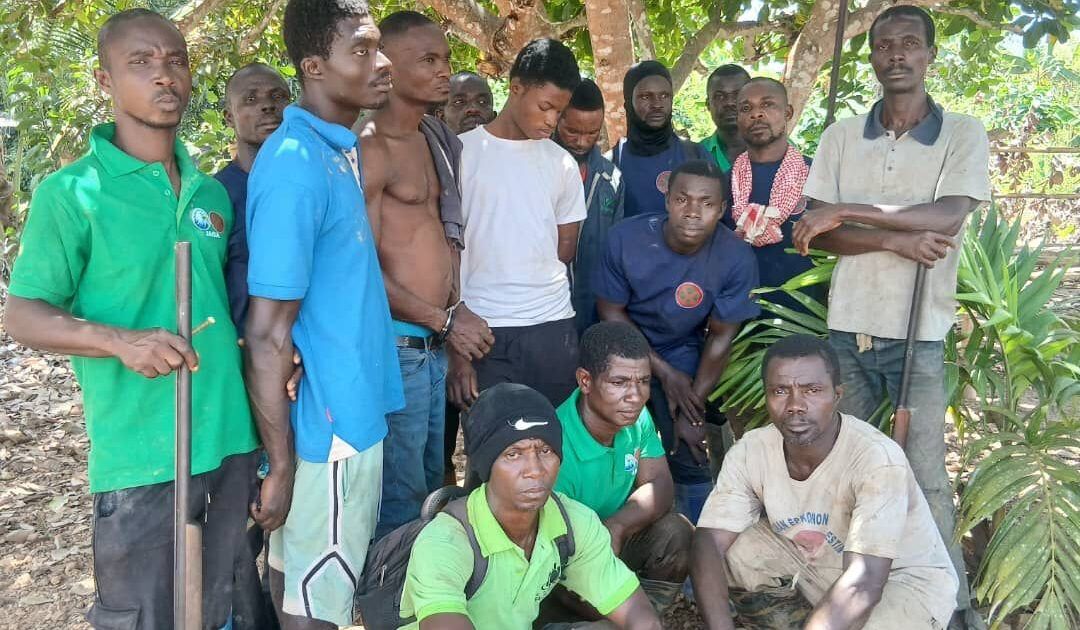 Three Suspected Illegal Miners Arrested in Tano-Boin Forest Reserve
