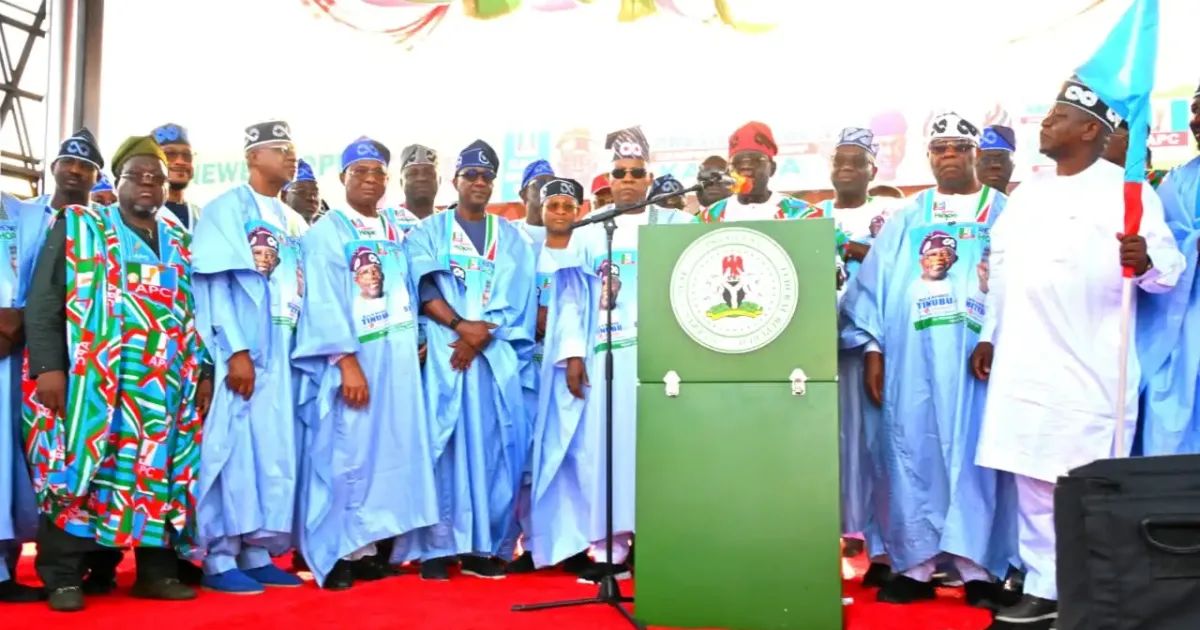 Tinubu Launches 2027 Campaign in Kaduna, Blames Opposition for Hunger and Poverty