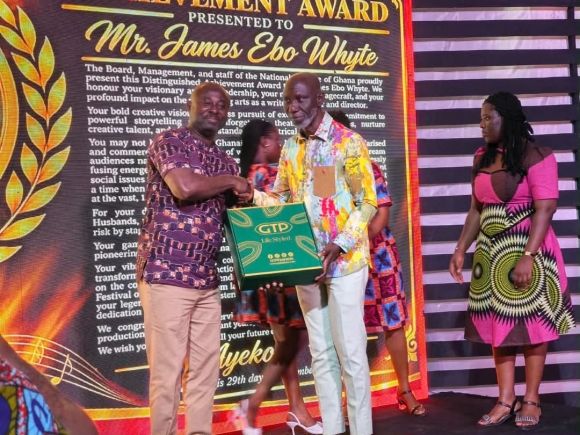 Uncle Ebo Whyte Honoured at National Theatre’s Celebrating Our Own Gala