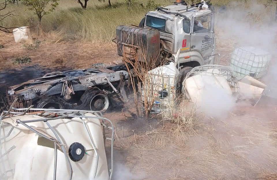 Upper West Driver Suffers Severe Burns After Hydrogen Peroxide Truck Explosion