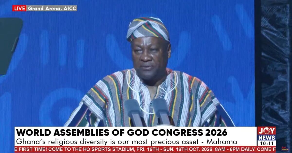 Mahama Urges Recognition of Women of Faith at World Assemblies of God Congress
