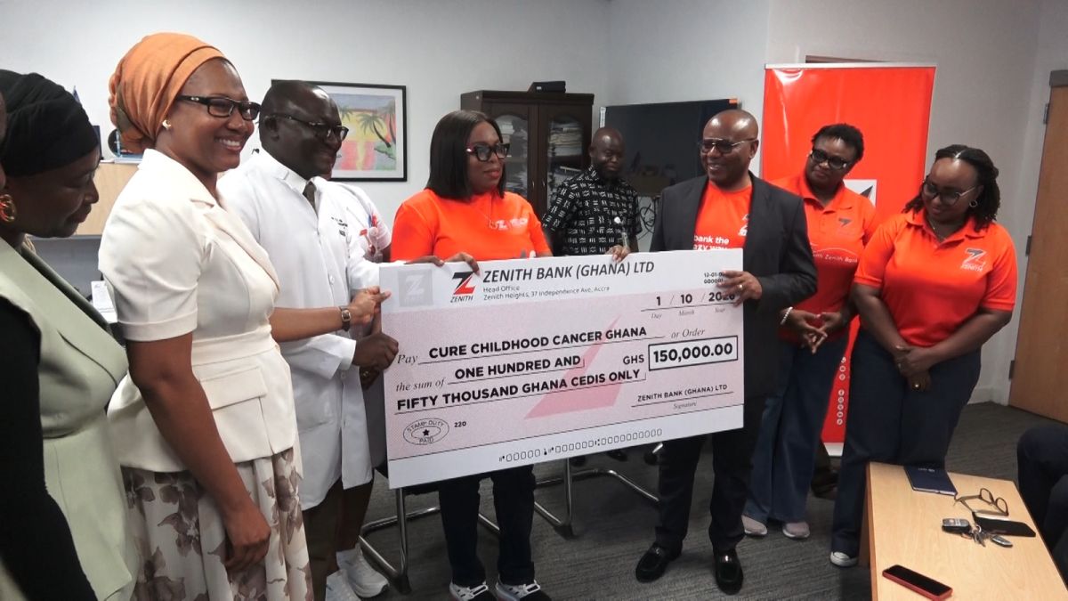 Zenith Bank Donates GH¢150k and Relief Items to Ridge Childhood Cancer Unit